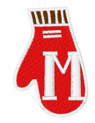 Mitten Font M - 4x4 font beginner-friendly embroidery design for cute baby onesies