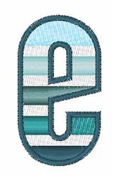 font quick stitch machine embroidery - Mono Chromatic Font e for decorative pillow covers