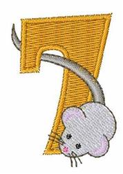 quick stitch font machine embroidery pattern - Mouse & Cheese Font 7 for decorative pillow covers