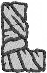 quick stitch halloween monster machine embroidery pattern - Mummy L for Backpacks