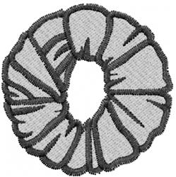 Mummy O - 4x4 monster beginner-friendly machine embroidery design for kitchen aprons