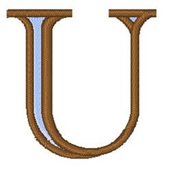 outline quick stitch machine embroidery - Outline U perfect for patchwork quilt blocks