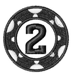 chip beginner-friendly machine embroidery - Poker Chip 2 for Barware Embellishments