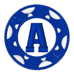 beginner-friendly chip machine embroidery pattern - Poker Chip A for Game Room Decor