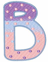 Polka Dot B Uppercase