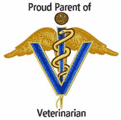 detailed parent machine embroidery pattern - Proud Parent for reusable tote bags
