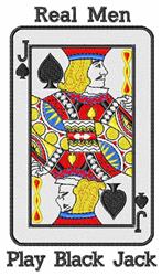 detailed men machine embroidery pattern - Real Men perfect for Game Night Tablecloths