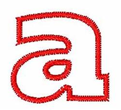 font redwork machine embroidery - Redwork Block Font a perfect for kitchen aprons