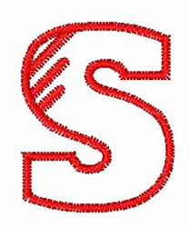 font redwork machine embroidery - Redwork Block Font S for patchwork quilt blocks