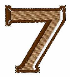 quick stitch shaded machine embroidery pattern - Shaded 7 perfect for Team Jerseys