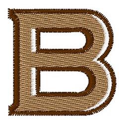 shaded quick stitch machine digital embroidery - Shaded B perfect for Craft Projects