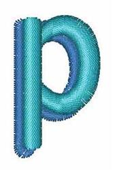 Shadow Alphabet Lower P