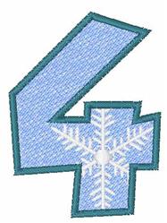 beginner-friendly winter snowflake machine embroidery pattern - Snowflake Font 4 for Winter Crafts