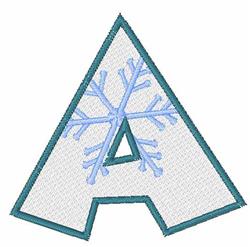 snowflake beginner-friendly machine embroidery - Snowflake Font A for Baby Blankets