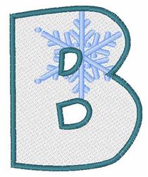 beginner-friendly winter snowflake machine embroidery pattern - Snowflake Font B for patchwork quilt blocks