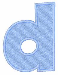 Snowflake Font d - 4x4 snowflake beginner-friendly embroidery design for cute baby onesies