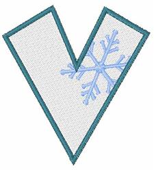 snowflake beginner-friendly machine embroidery - Snowflake Font V for reusable tote bags