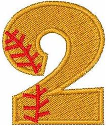quick stitch font machine embroidery pattern - Softball Font 2 for reusable tote bags