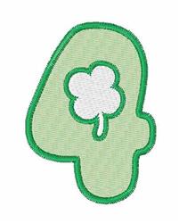 shamrock beginner-friendly machine embroidery - St. Patricks 4 for patchwork quilt blocks