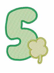 St. Patricks 5 - 4x4 shamrock beginner-friendly embroidery design for cute baby onesies