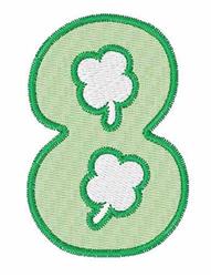 St. Patricks 8 - 4x4 shamrock beginner-friendly embroidery design for cute baby onesies
