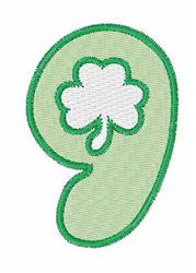 beginner-friendly shamrock machine embroidery pattern - St. Patricks 9 for decorative pillow covers