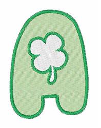 shamrock beginner-friendly machine embroidery - St. Patricks A for patchwork quilt blocks
