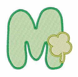 shamrock beginner-friendly machine embroidery - St. Patricks M for patchwork quilt blocks