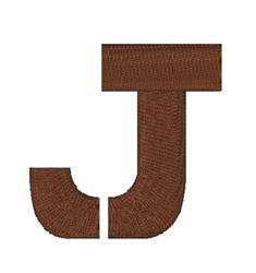 quick stitch font machine embroidery pattern - Stencil Font J for kitchen tea towels