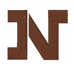 font quick stitch machine embroidery - Stencil Font N for patchwork quilt blocks