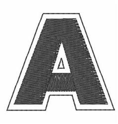 font quick stitch machine digital embroidery - Stitched Font A perfect for Backpacks