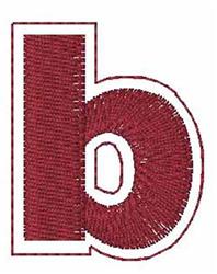 font quick stitch machine embroidery - Stitched Font b for decorative pillow covers