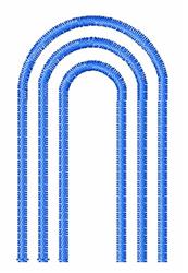 quick stitch case machine embroidery pattern - Striped Upper Case N for Cushion Covers