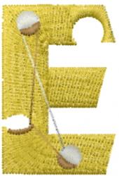 font quick stitch machine embroidery - Swiss Cheese Font E perfect for kitchen aprons
