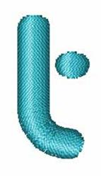 Techno Overload Font t - 4x4 font quick stitch embroidery design for Baby Blankets