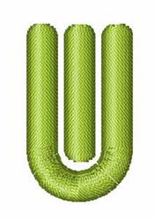 font quick stitch machine embroidery - Techno Overload Font W for reusable tote bags