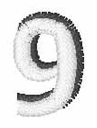 quick stitch air machine embroidery pattern - Thin Air 9 perfect for reusable tote bags