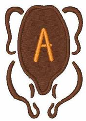 quick stitch font machine embroidery pattern - Turkey Font A for kitchen tea towels