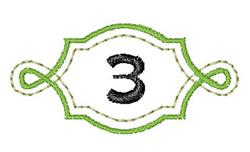 quick stitch font machine embroidery pattern - Twisted Monogram Font 3 for cute baby onesies