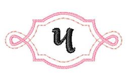 font quick stitch machine embroidery - Twisted Monogram Font 4 for kitchen aprons