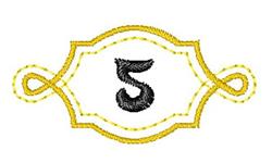 Twisted Monogram Font 5 - 4x4 font quick stitch embroidery design for reusable tote bags