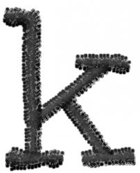 Typewriter Lowercase k