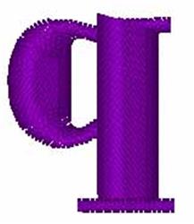Violet Lowercase Q