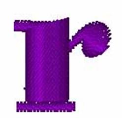 Violet Lowercase R