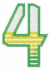 Volume Bar 4 - 4x4 bar quick stitch machine embroidery design for reusable tote bags
