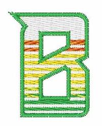 beginner-friendly bar machine embroidery pattern - Volume Bar B for decorative pillow covers