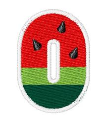 watermelon quick stitch machine embroidery - Watermelon 0 for decorative pillow covers