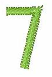 Watermelon Curl 7 - 4x4 curl quick stitch embroidery design for Kids Birthday Shirts