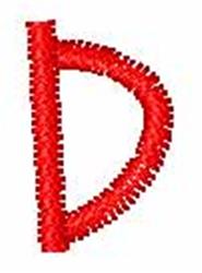 quick stitch curl machine embroidery pattern - Watermelon Curl d for decorative pillow covers