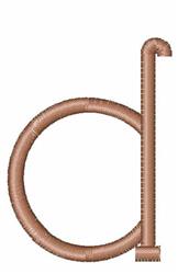 font quick stitch machine embroidery - Wavy Font d perfect for reusable tote bags